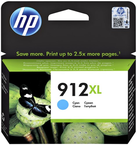 912 XL | 1x Cyaan  | Origineel | Cartridges voor HP