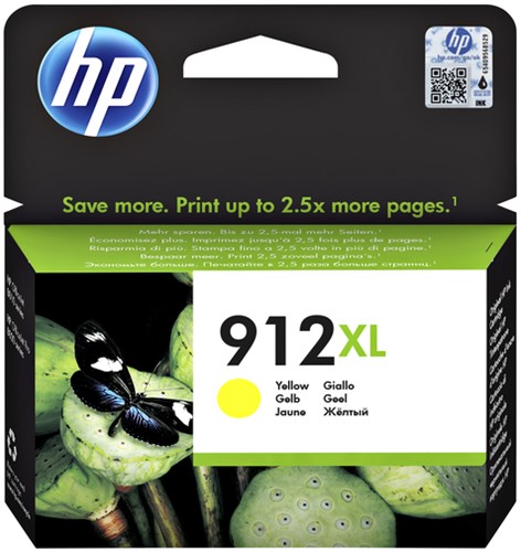 912 XL | 1x Geel  | Origineel | Cartridges voor HP