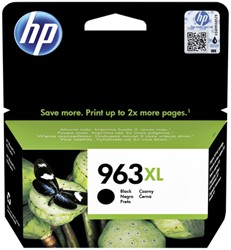 963 XL | 1x Zwart  | Origineel | Cartridges voor HP