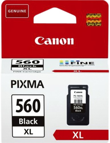 PG-560 XL | 1x Zwart | Origineel | Cartridges voor Canon