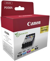 PGI-580 | CLI-581 | 5 Pack | Origineel | Cartridges voor Canon-2