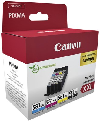 CLI-581 XXL | 4 Pack | Origineel | Cartridges voor Canon-2
