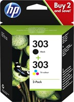 303 | 2 Pack | Origineel | Cartridge voor HP