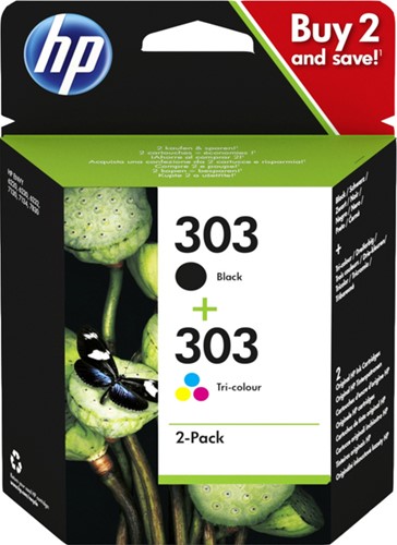 303 | 2 Pack | Origineel | Cartridge voor HP
