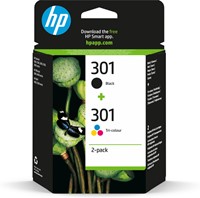 301 | 2 Pack | Origineel | Cartridges voor HP