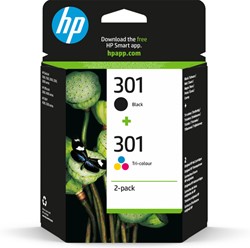 301 | 2 Pack | Origineel | Cartridges voor HP