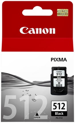 PG-512 | 1x Zwart | Origineel | Cartridges voor Canon