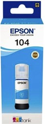 104 | 1x Cyaan | Origineel | Cartridges voor Epson