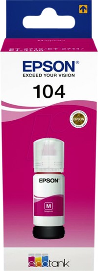 104 | 1x Magenta | Origineel | Cartridges voor Epson