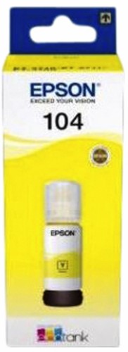 104 | 1x Geel | Origineel | Cartridges voor Epson