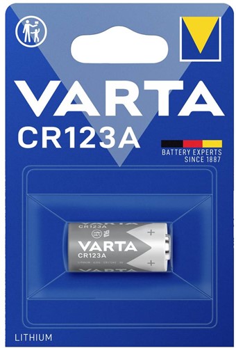 Varta | Batterijen | Litium | CR123A | 3V | 1 Stuk