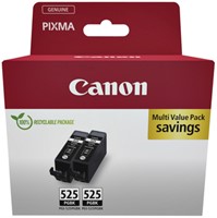 PGI-525 | 2x Zwart | Origineel | Cartridges voor Canon