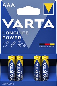 Batterij Varta Longlife Power 4x AAA