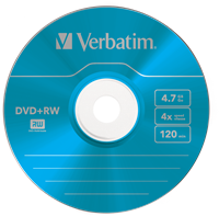 Verbatim | DVD+RW | 4.7 GB | Colour | 5 Stuks-2