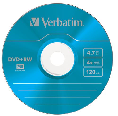 Verbatim | DVD+RW | 4.7 GB | Colour | 5 Stuks-2
