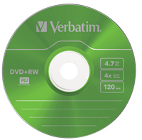 Verbatim | DVD+RW | 4.7 GB | Colour | 5 Stuks-3
