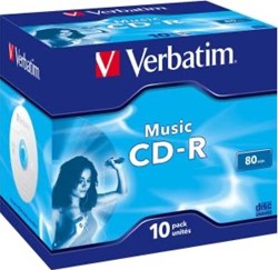 Verbatim | CD-R | 80 Min | Audio | Music | 10 Stuks