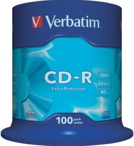 Verbatim | CD-R | 700 MB | Extra Protection | 100 Stuks