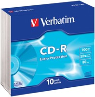 Verbatim | CD-R | 700 MB | Extra Protection | 10 Stuks