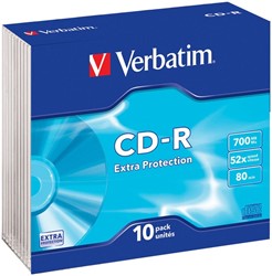 Verbatim | CD-R | 700 MB | Extra Protection | 10 Stuks