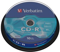 Verbatim | CD-R | 700 MB | Extra Protection | 10 Stuks