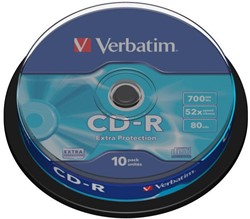 Verbatim | CD-R | 700 MB | Extra Protection | 10 Stuks