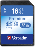 Verbatim | SDHC | 16 GB | UHS-I