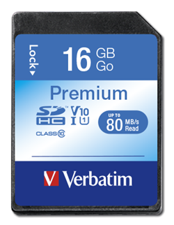 Verbatim | SDHC | 16 GB | UHS-I