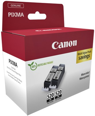 PGI-520 | 2x Zwart | Origineel | Cartridges voor Canon-2