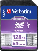 Verbatim | SDXC | 128 GB | UHS-I | 90 MB/s