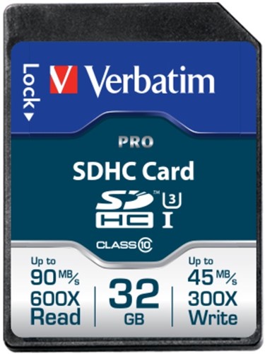 Verbatim | SDHC | 32 GB | UHS-I | U3 | Pro