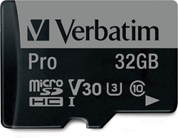 Verbatim | MicroSDHC | 32 GB | UHS-I | U3 | incl. SD-Adapter