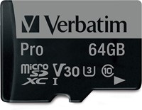 Verbatim | MicroSDXC | 64 GB | UHS-I | U3 | incl. SD-Adapter