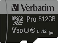 Verbatim | MicroSDXC | 512 GB | UHS-I | U3 | incl. SD-Adapter