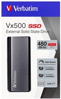Verbatim | SSD | 480 GB | USB 3.1 | Gen2 | VX
