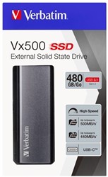 Verbatim | SSD | 480 GB | USB 3.1 | Gen2 | VX