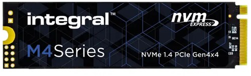 Integral | SSD | Intern | 500 GB | PCie | NVMe | M.2 | M3 Series | 22 x 80 mm | Gen 4x4 | Lezen 5000 MB/s | Schrijven 2600 MB/s