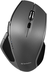 Verbatim | Muis | Draadloos | Optisch | 8 Knops | USB | Grijs