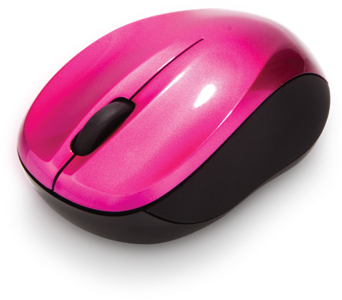 Verbatim | Muis | Draadloos | Optisch | 2 Knops | USB | Roze-2