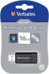 Verbatim | USB Stick | 16 GB | USB 2.0 | Pinstripe