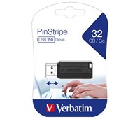 Verbatim | USB Stick | 32 GB | USB 2.0 | Pinstripe