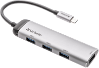 Verbatim | Hub | USB-C | 4 poorts