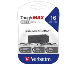 Verbatim | USB Stick | 16 GB | USB 2.0 | ToughMAX
