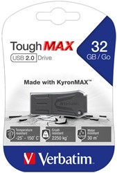 Verbatim | USB Stick | 32 GB | USB 2.0 | ToughMAX