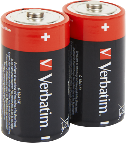 Verbatim | Batterijen | Alkaline | Premium | C | 2 Stuks-2