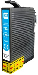 503 XL | 1x Cyaan | Huismerk | Cartridges voor Epson