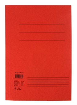Dossiermap Quantore folio 300gr rood