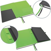 Notitieboek Leitz Complete A4 lijn 160 pagina's 100gr zwart-3