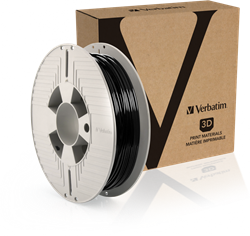 Verbatim 55513 3D-printmateriaal Tefabloc TPE Thermoplastische elastomeer (TPE) Zwart 500 g