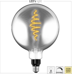 Led's Light  LED Filament Lamp -  G200 E27 8,5W 200lm 1800K 330° Smokey - Dimbaar